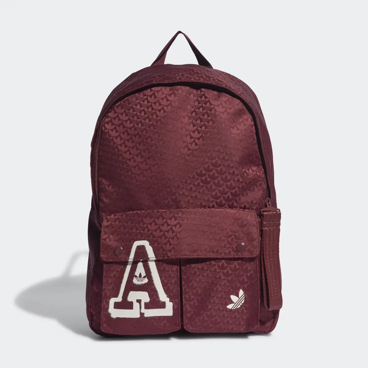 Adidas Trefoil Jacquard Monogram Backpack. 2