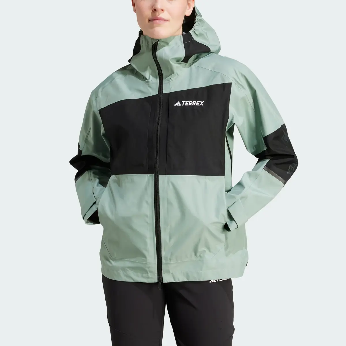 Adidas Terrex XPLORIC GORE-TEX Rain Jacket. 1