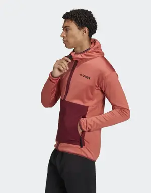 Adidas Terrex Tech Flooce Light Hooded Hiking Jacket. 3 Adidas Terrex Tech Flooce Light Hooded Hiking Jacket. 3