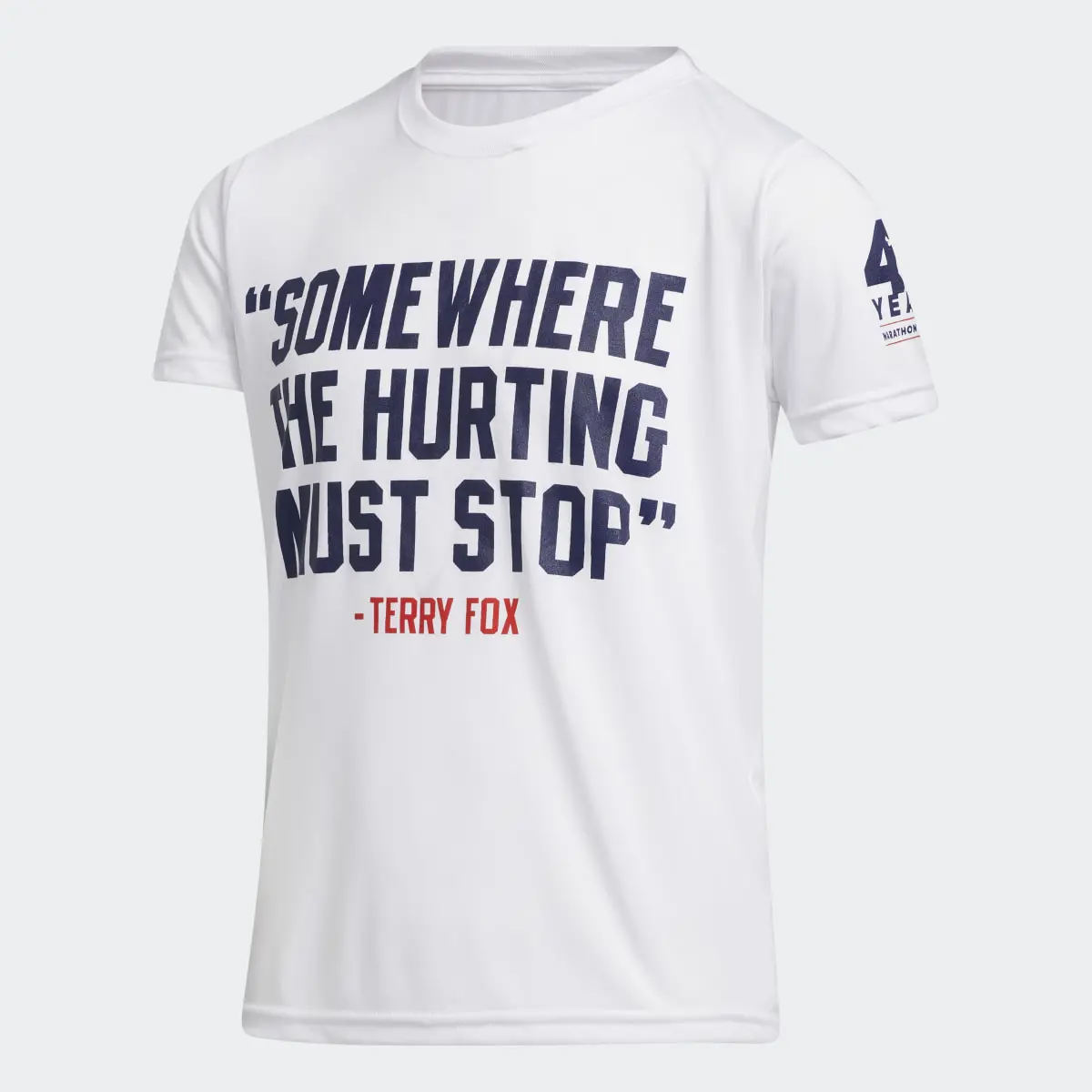 Adidas TERRY FOX QUOTE TEE YOUTH. 1