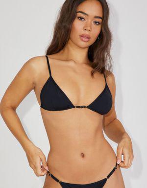 Haut de bikini triangle ajustable