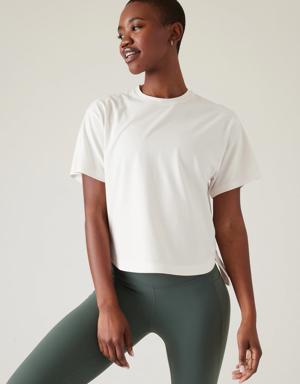 Athleta Effortless Tee white