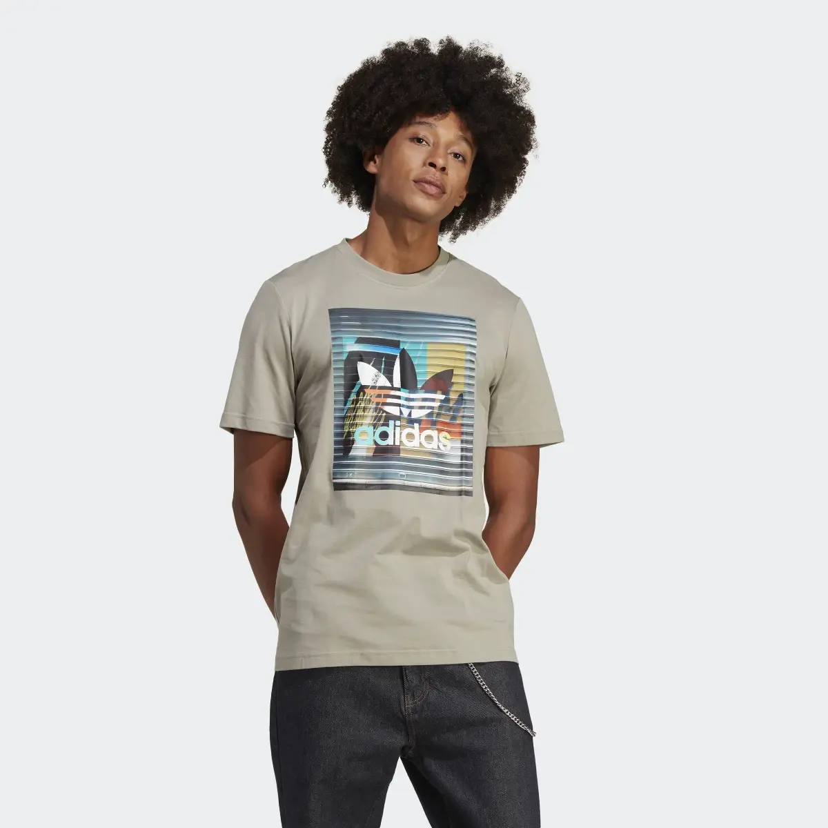 Adidas Graphics off the Grid Tee. 2