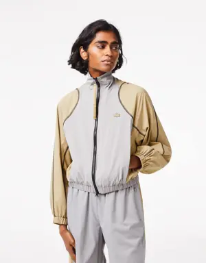 Lacoste Women’s Lacoste Oversized Two Tone Taffeta Jacket
