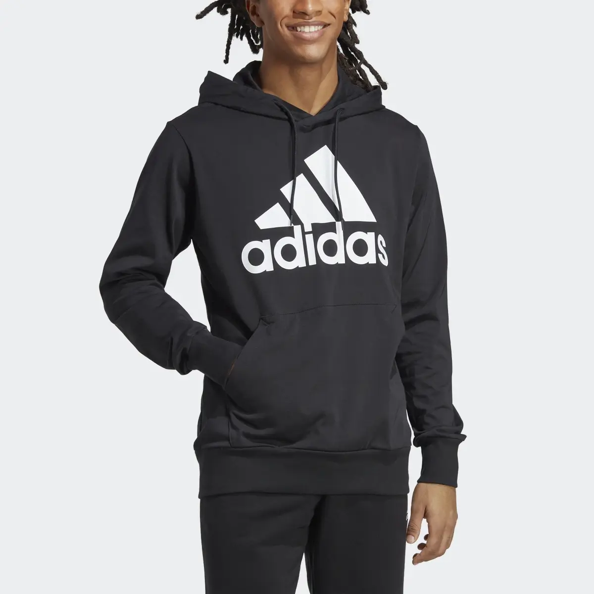 Adidas Essentials Logo Kapüşonlu Üst. 1