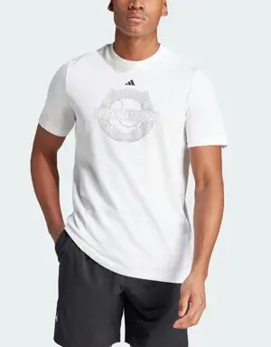 Adidas T-shirt de tennis graphique AEROREADY