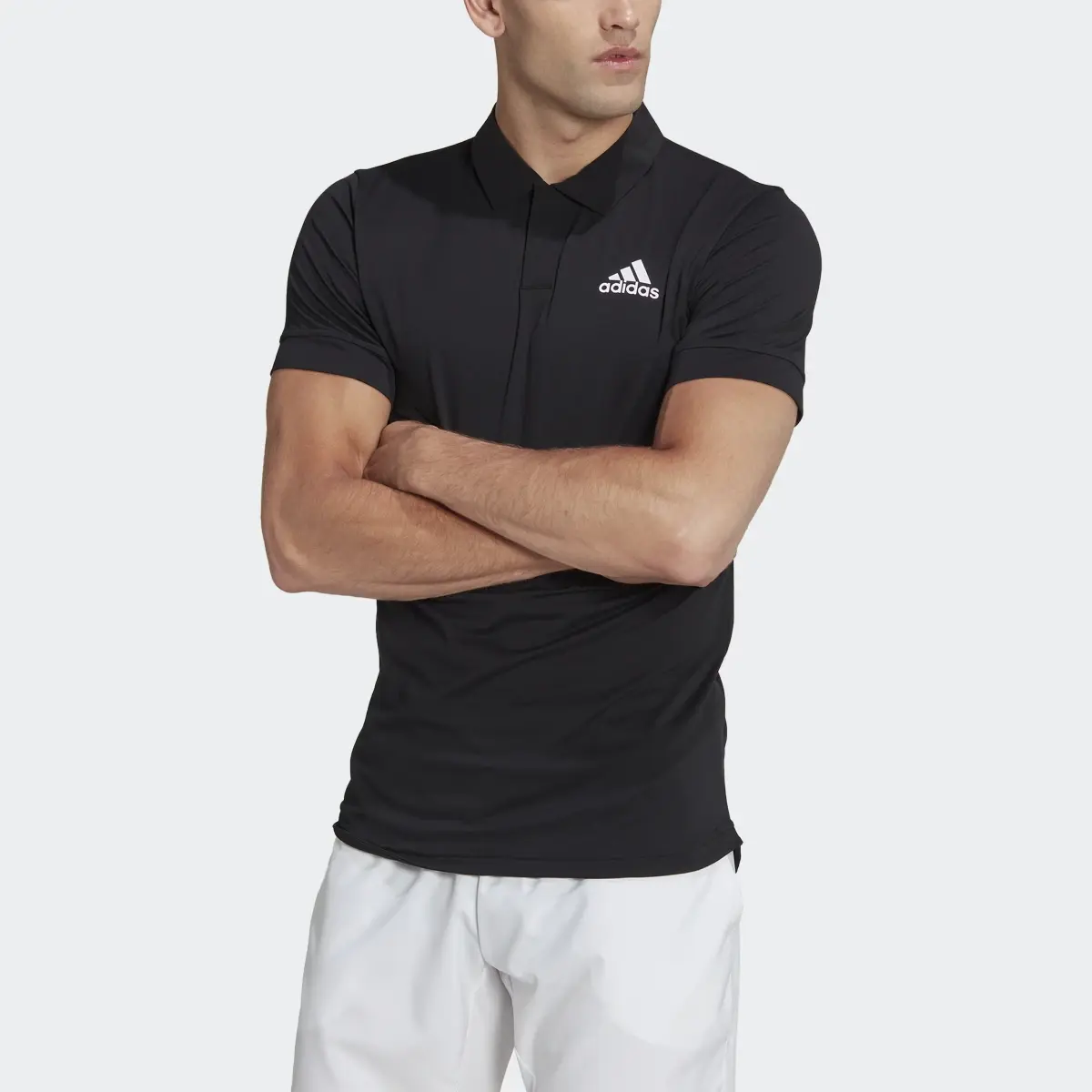 Adidas Tennis New York FreeLift Polo Shirt. 1