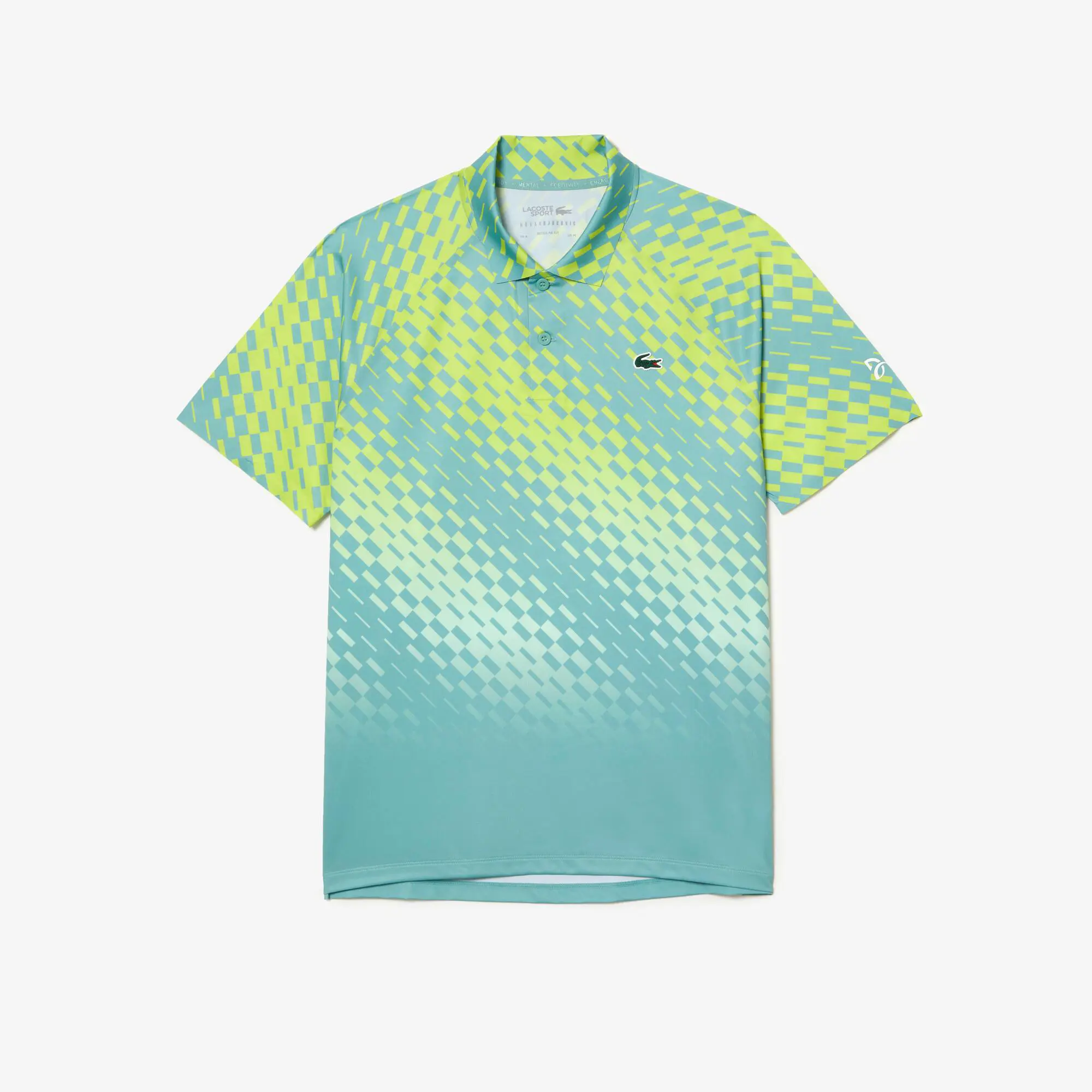Lacoste Herren-Poloshirt im Schachbrettmuster LACOSTE TENNIS x Novak Djokovic Player version. 2 Lacoste Herren-Poloshirt im Schachbrettmuster LACOSTE TENNIS x Novak Djokovic Player version. 2