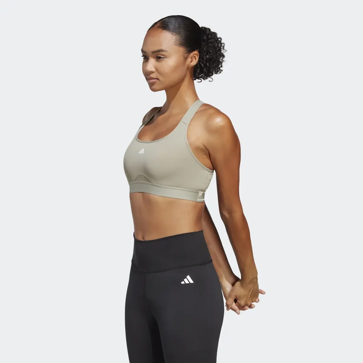 Adidas Powerreact Training Medium-Support Bra. 2