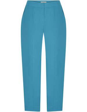 Turquoise Wide Leg Trousers