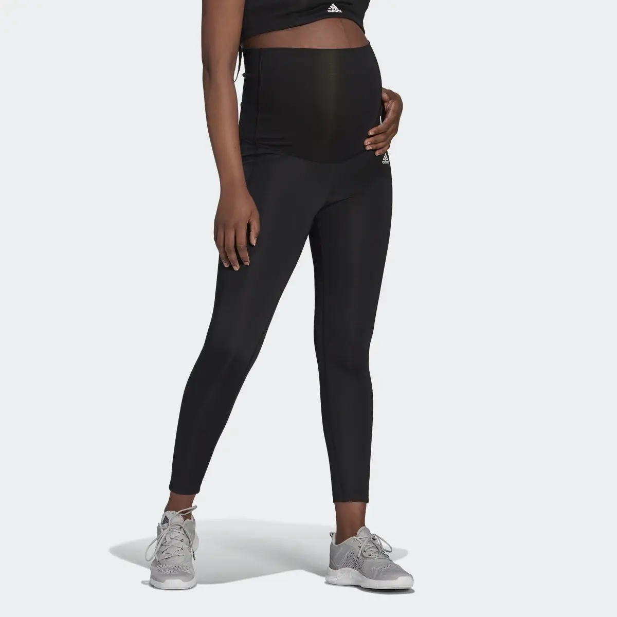 Adidas Designed to Move 7/8 Sport Tights (Maternity). 1
