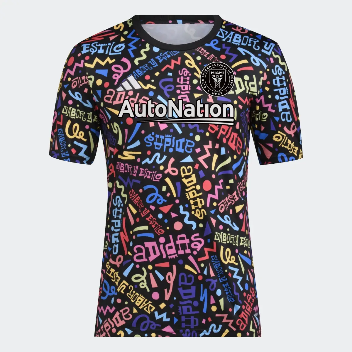 Adidas Inter Miami CF MLS Hispanic Heritage Month Pre-Match Jersey. 1