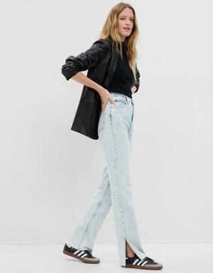 Gap High Rise Cotton '90s Loose Jeans blue