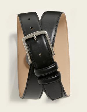 Faux-Leather Belt black