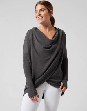 Purana Wrap Sweatshirt gray