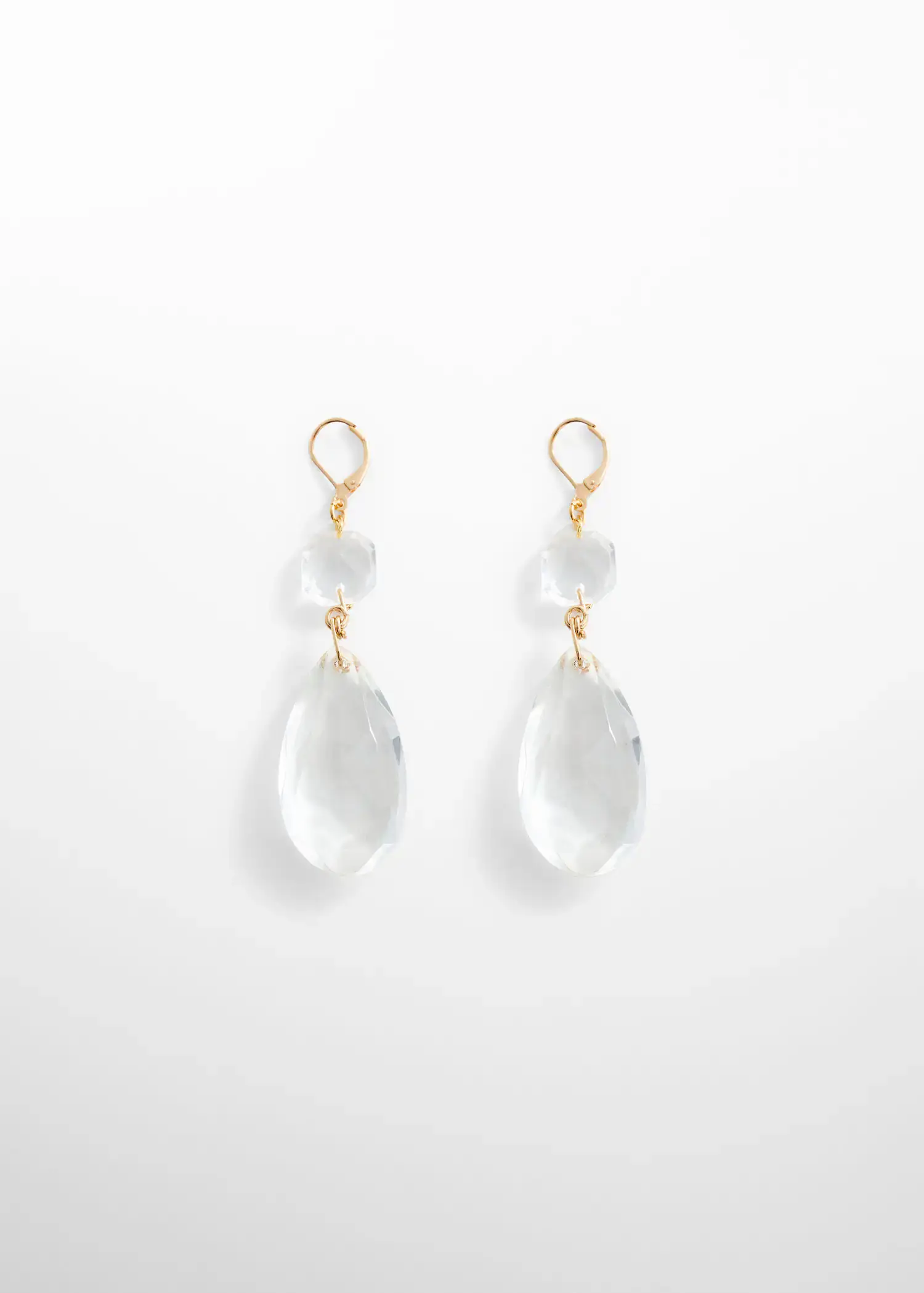 Mango Faceted crystal earring. 2