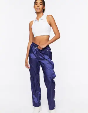 Forever 21 Active Tearaway Pants Navy