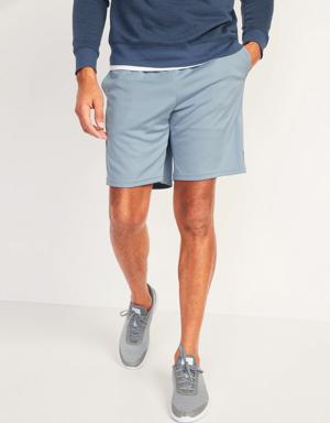 Go-Dry Mesh Shorts -- 9-inch inseam blue