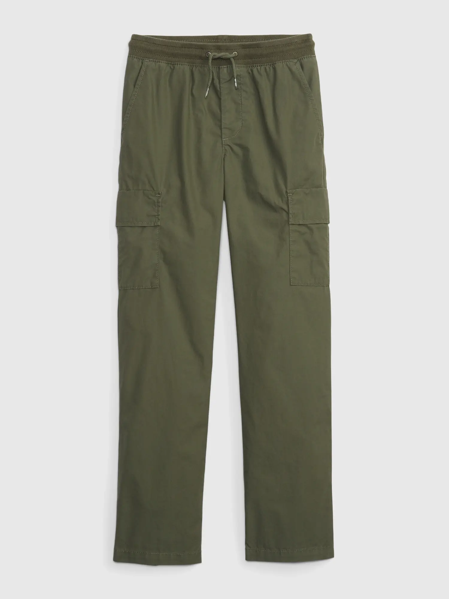 Gap Kids Poplin Cargo Pants green. 1