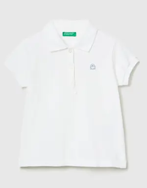 regular fit polo in organic cotton