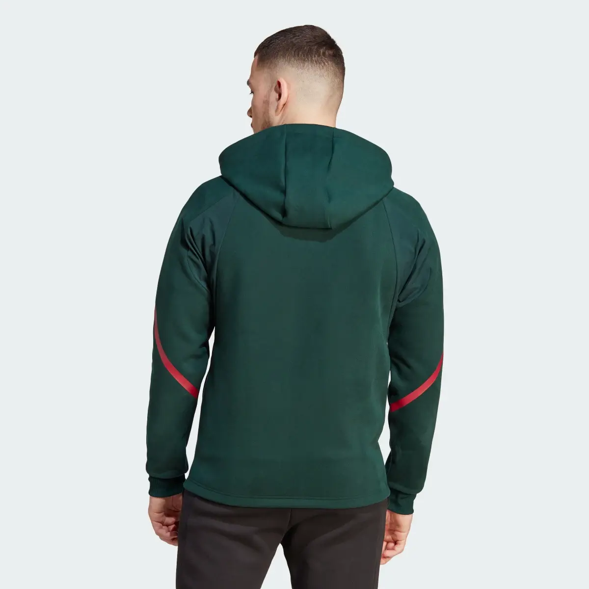 Adidas Manchester United Designed for Gameday Full-Zip Hoodie. 3