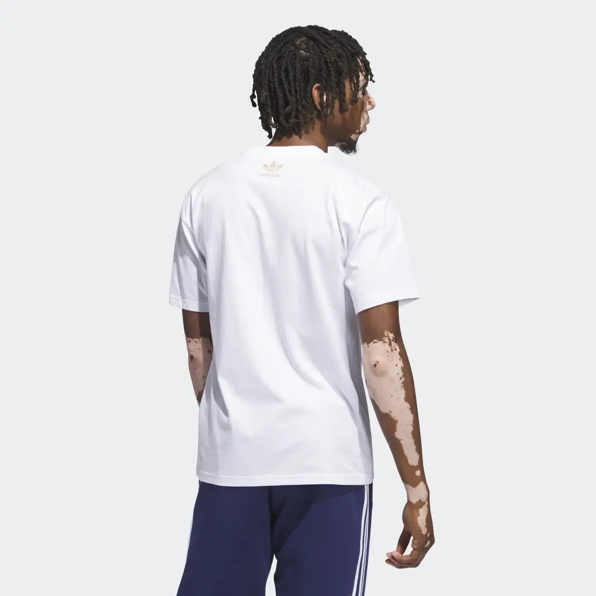 Adidas Grow Stacked Trefoil Tee. 3