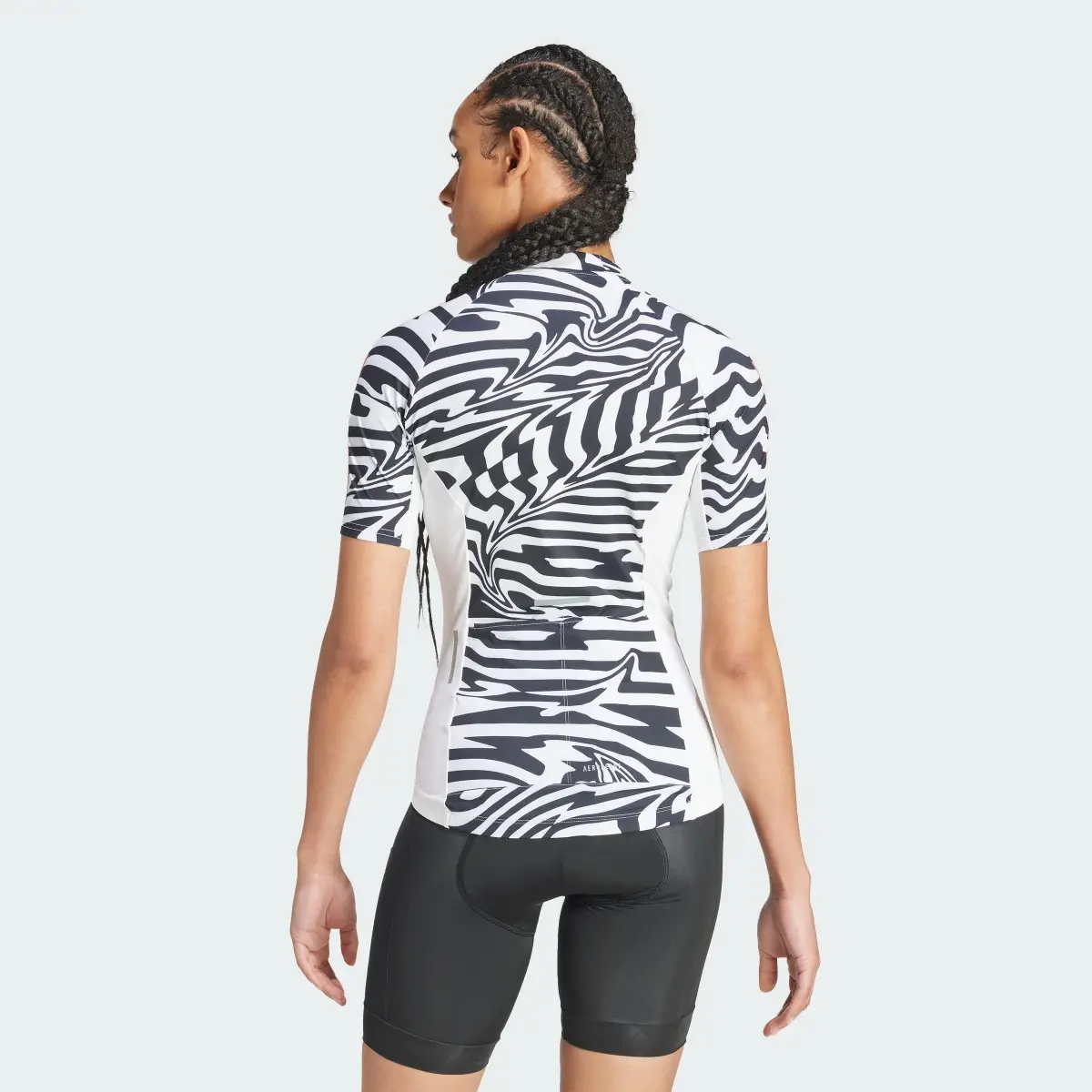Adidas Essentials 3-Stripes Fast Zebra Cycling Jersey. 3