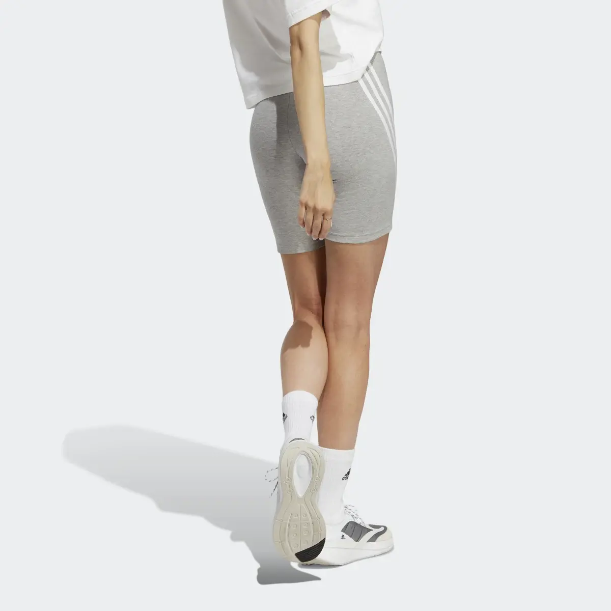 Adidas Future Icons 3-Stripes Bike Shorts. 2