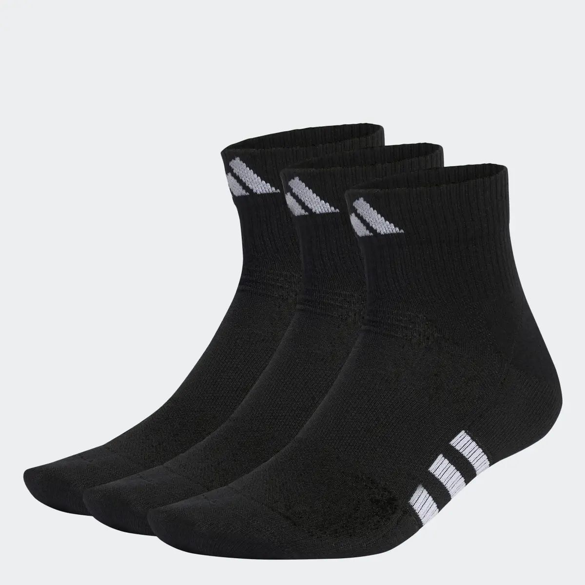 Adidas Performance Light Mid-Cut Socks 3 Pairs. 2
