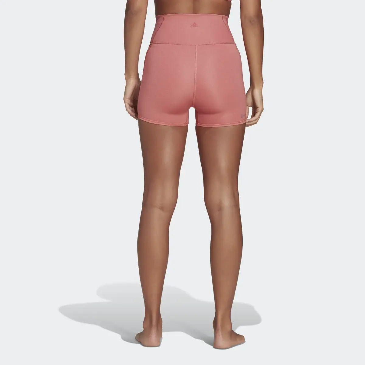 Adidas Yoga Studio Luxe Fire Super-High-Waisted Short Leggings. 2