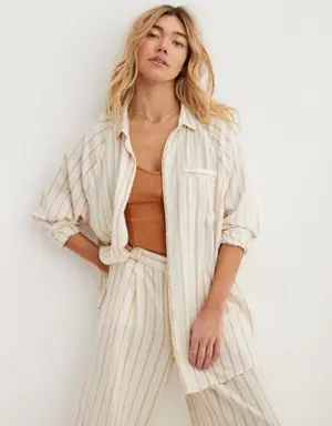 Pool-To-Party Linen Edition Cover Up Shirt