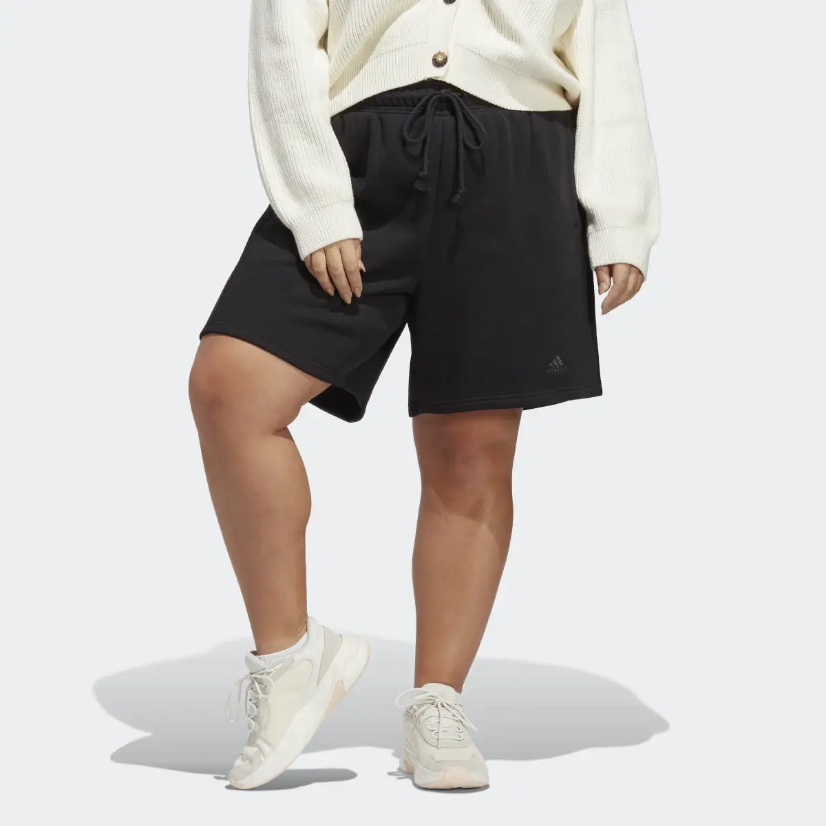 Adidas ALL SZN Fleece Shorts (Plus Size). 1