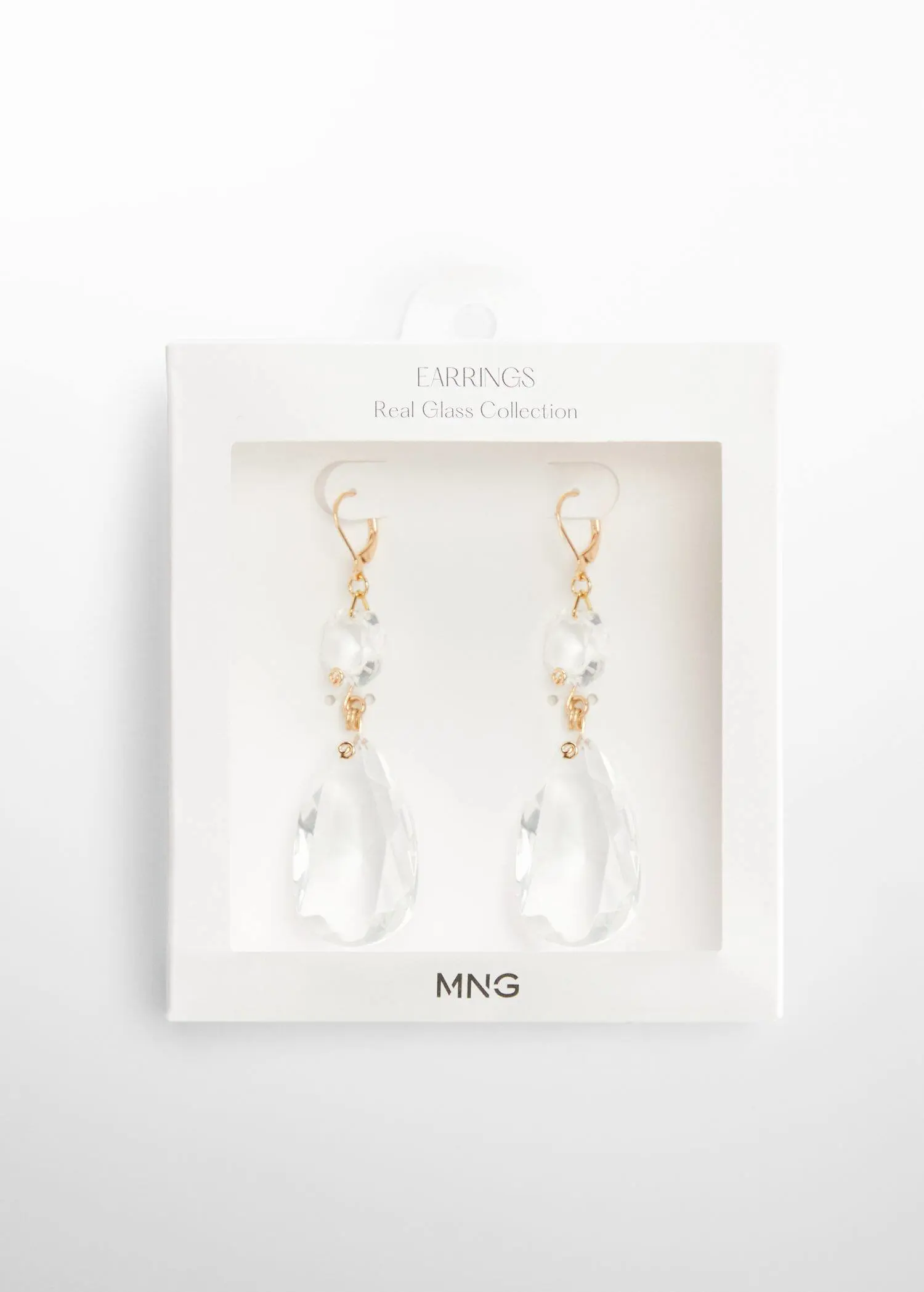 Mango Faceted crystal earring. 3