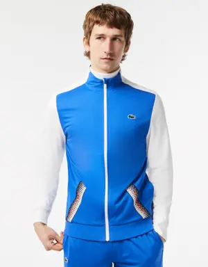 Lacoste Sweatshirt resistente com zip Lacoste Tennis para homem