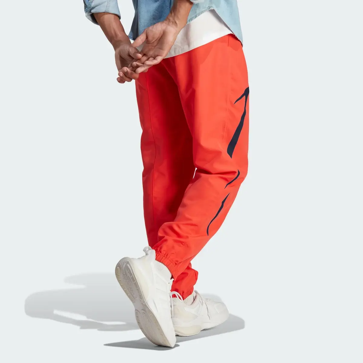 Adidas Colourblock Woven Tracksuit Bottoms. 2