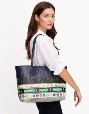 Bleecker Big Apple Large Tote