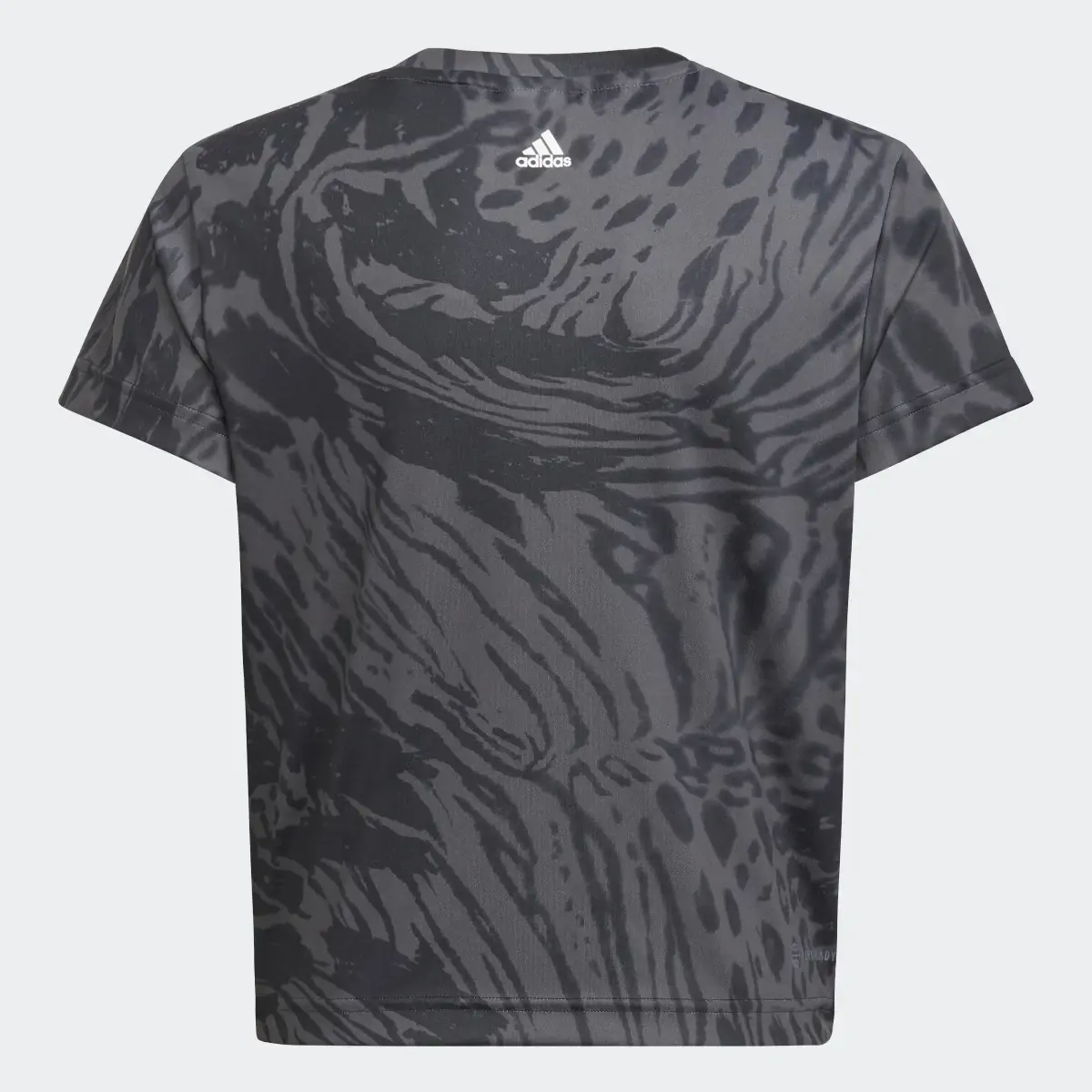 Adidas AEROREADY Sport Icons Animal Print T-Shirt. 2