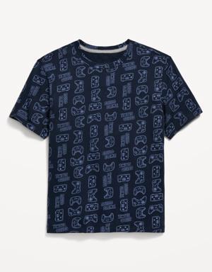 Old Navy Softest Printed Crew-Neck T-Shirt for Boys multi