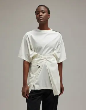 Adidas Y-3 Sail Closure Short Sleeve Tee