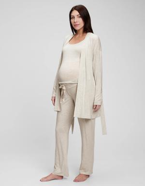 Maternity Modal 3-Piece Set gray