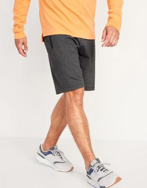 Dynamic Fleece Shorts -- 9-inch inseam gray