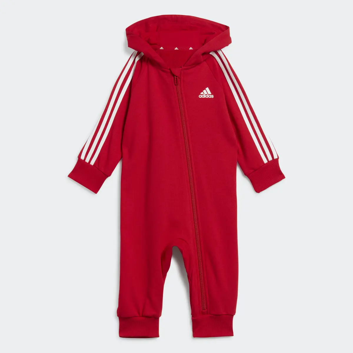 Adidas Strój jednoczęściowy Essentials 3-Stripes French Terry Kids. 1