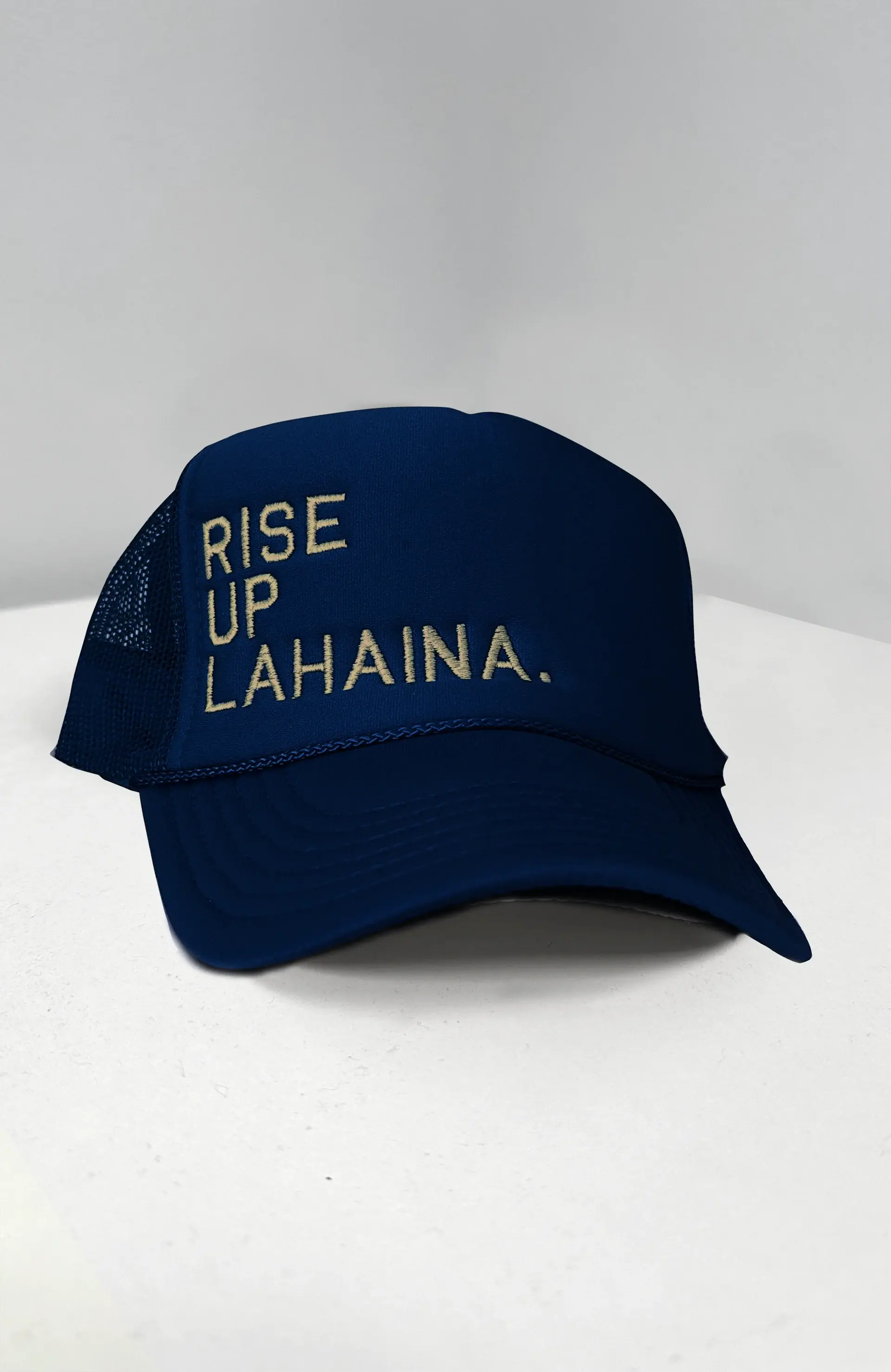 San Lorenzo Bikinis The Original Rise Up Lahaina Hat — Navy - One Size / Blue. 1 San Lorenzo Bikinis The Original Rise Up Lahaina Hat — Navy - One Size / Blue. 1