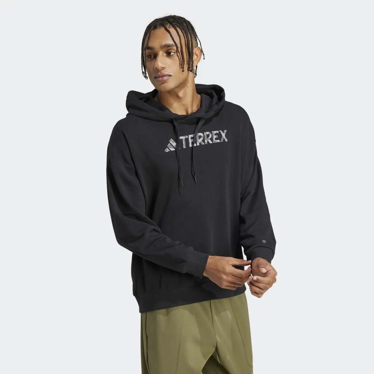 Adidas Terrex Large Logo Hoodie (Gender Neutral). 3