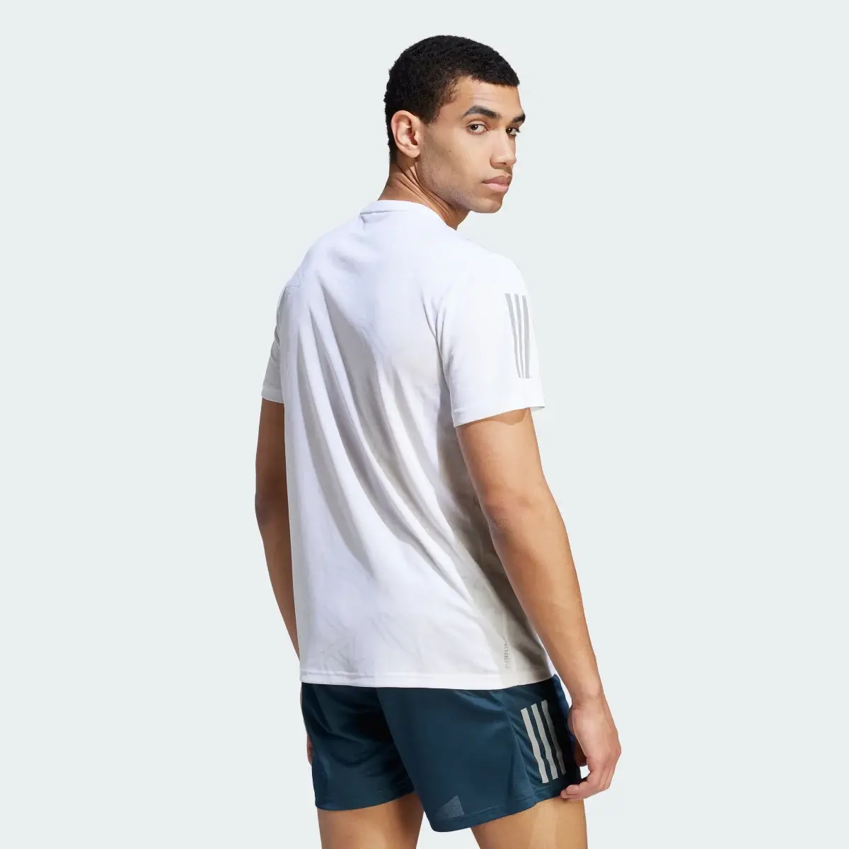 Adidas Own the Run Carbon Measured Tee. 3