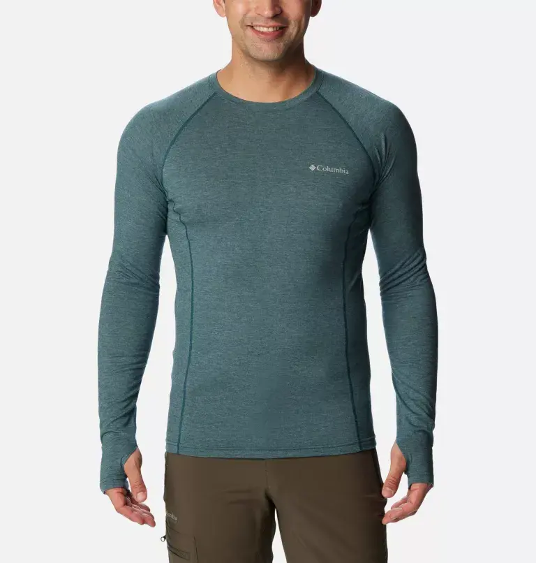 Columbia Men's Tunnel Springs™ Wool Crew Baselayer Shirt. 1