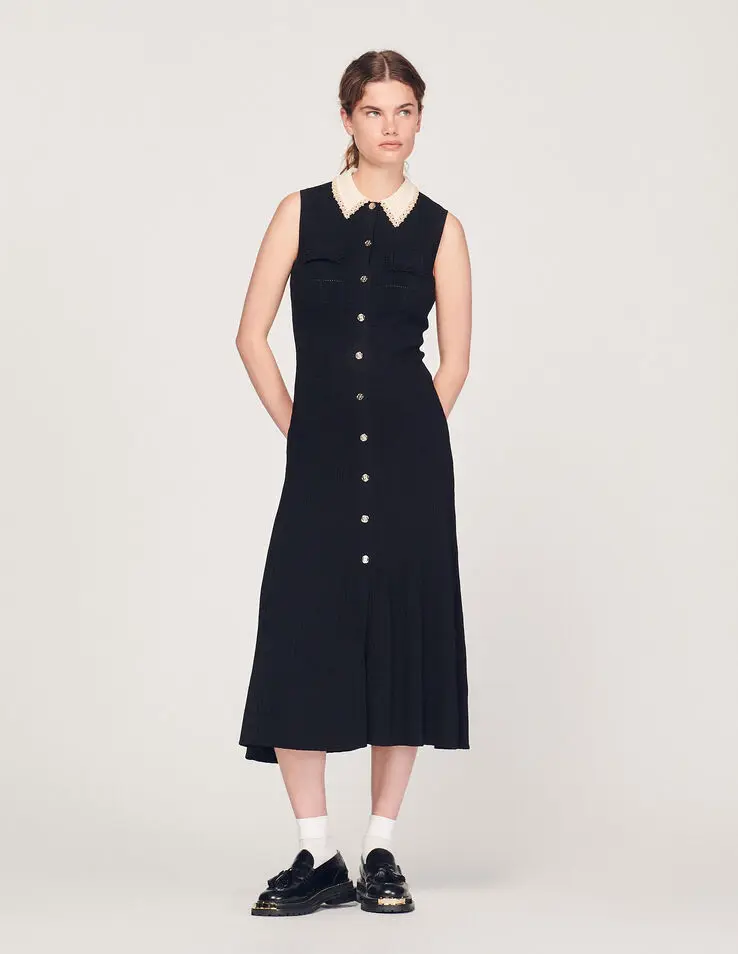 SANDRO ワンピース ドレス 36 Sandro - 50%off Sandro Paris ワンピース ドレスの通販 by