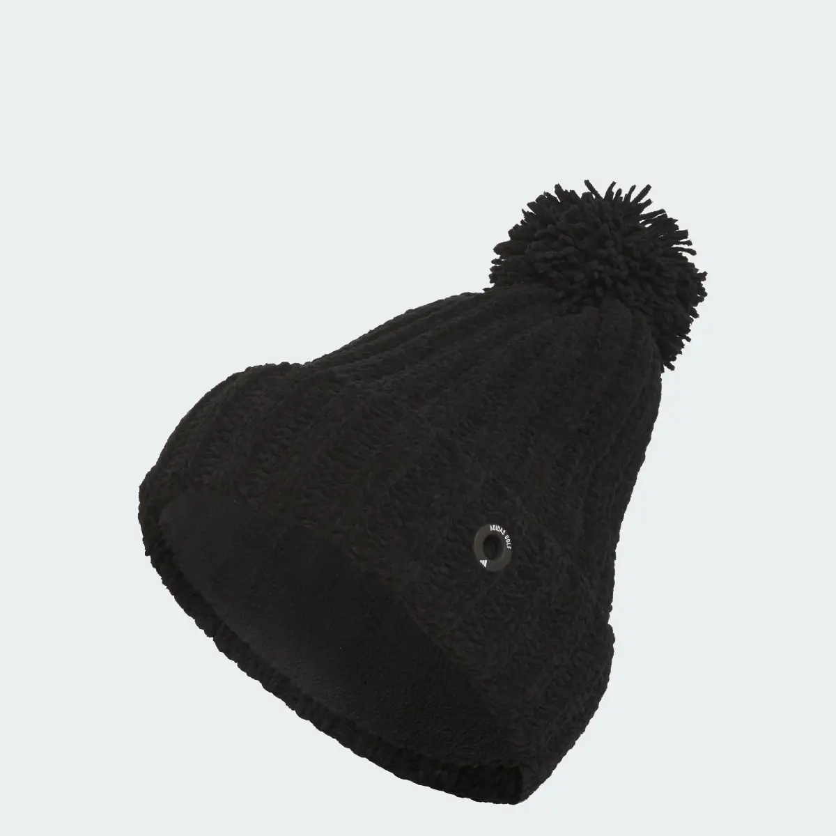 Adidas Chenille Cable-Knit Pom Beanie. 1