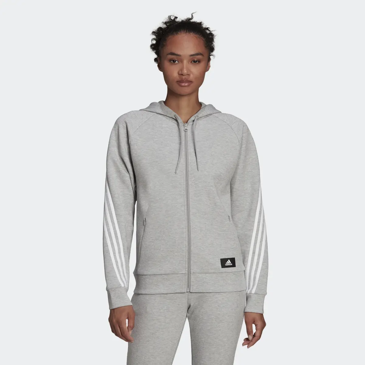Adidas Sportswear Future Icons 3-Stripes Hooded Track Top. 2