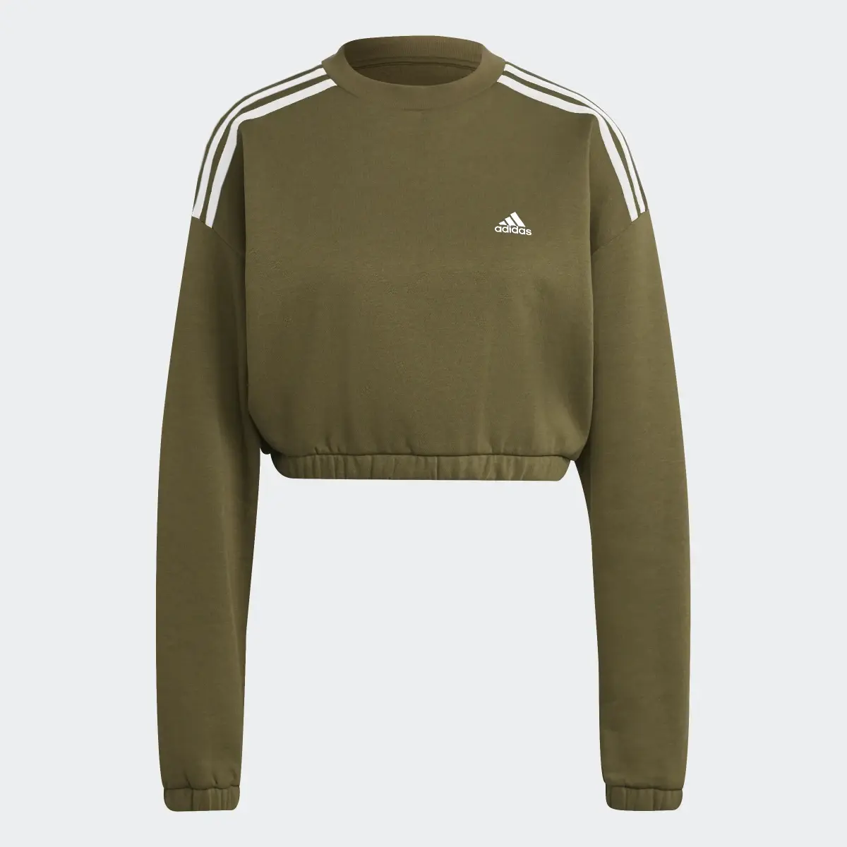 Adidas Hyperglam Crop Sweatshirt. 1